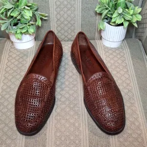 Cole Haan Resort Woven Leather Slip On Loafers