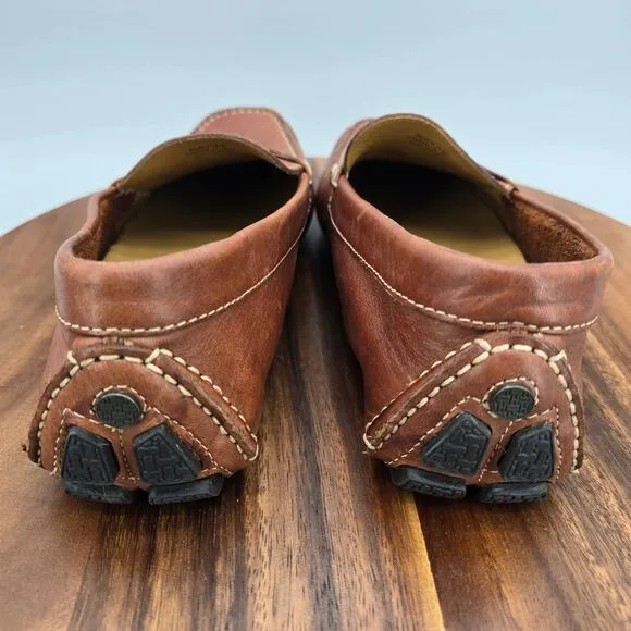 Cole Haan Shoes Men's 9 M Brown Leather Howland Moccassin Driving Penny Loafers