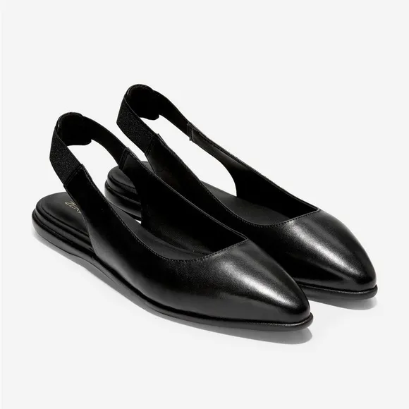 Cole Haan Skimmer soft leather sling back flats