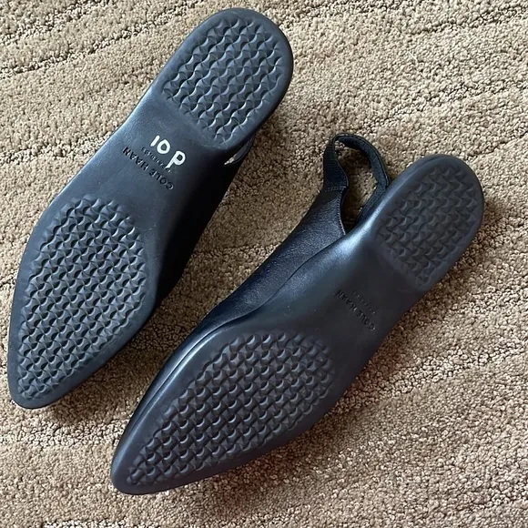 Cole Haan Skimmer soft leather sling back flats