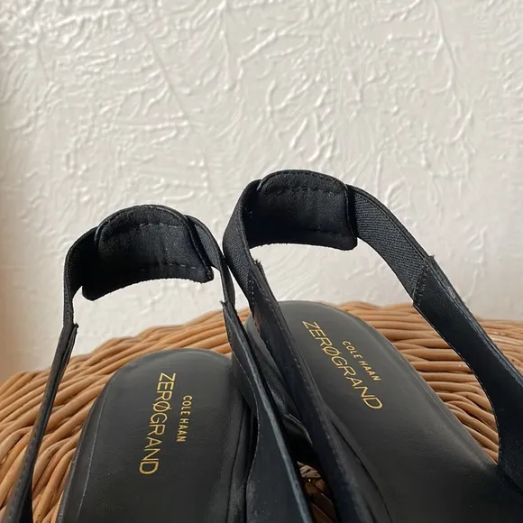 Cole Haan Skimmer soft leather sling back flats