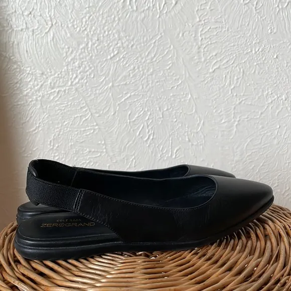 Cole Haan Skimmer soft leather sling back flats
