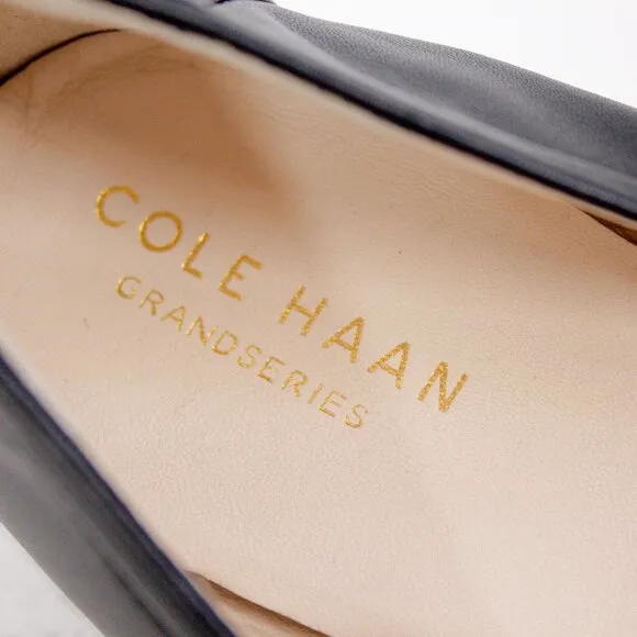 Cole Haan Tali Flex Women's Black Leather Bow Ballet Flats Size 7 Grand OS