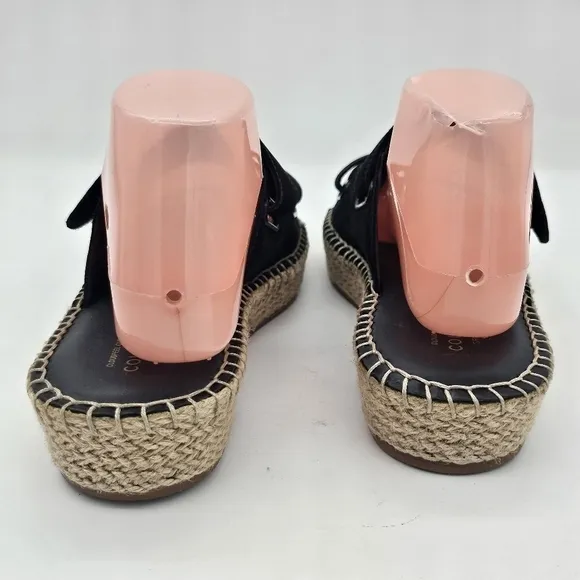 Cole Haan Womens Zerogrand Cloudfeel Sandals Espadrille Slide Black Size 8.5