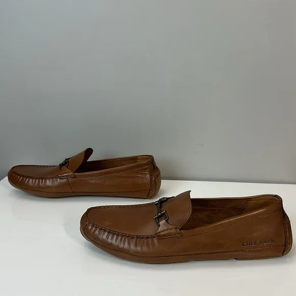 Cole Haan Wyatt Bit Leather Driving Loafers Size 12