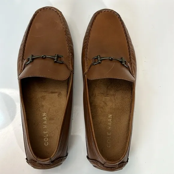 Cole Haan Wyatt Bit Leather Driving Loafers Size 12
