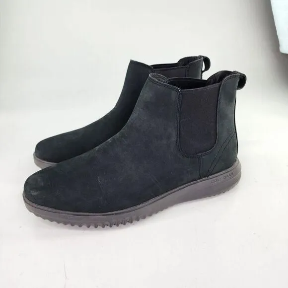 Cole Haan Men's Grand Chelsea Boot US 12 Nubuck Leather Boots