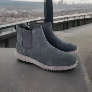 Cole Haan Men's Grand Chelsea Boot US 12 Nubuck Leather Boots