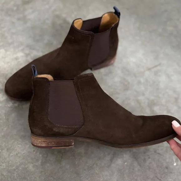 Combat‎ agent Toecap suede coffee suede Chelsea boot
