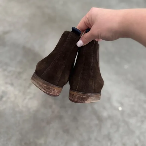 Combat‎ agent Toecap suede coffee suede Chelsea boot