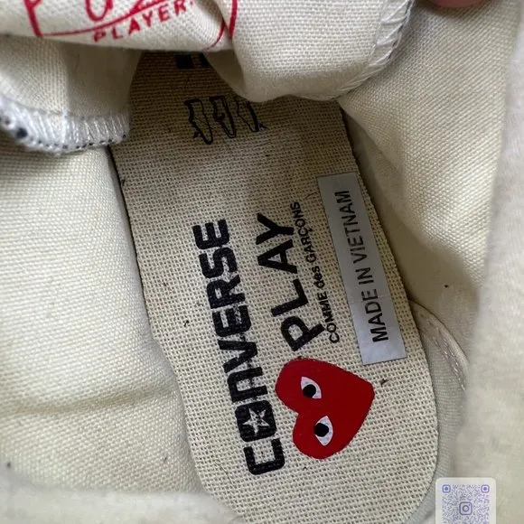 Comme des Garçons PLAY CdG PLAY x Converse Womens Unisex Chuck Taylor All Star P