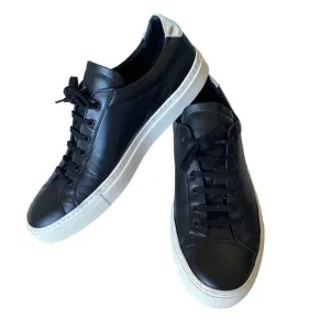 Common Projects Achilles Black‎ Leather Sneakers Women's Sz 41 Designer Luxury