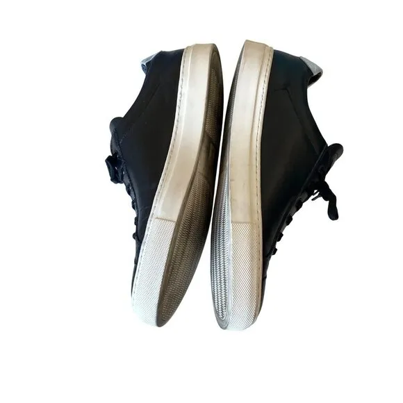 Common Projects Achilles Black‎ Leather Sneakers Women's Sz 41 Designer Luxury