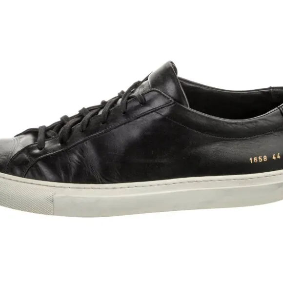 Common Projects Leather Low Top Sneakers - Size 44 (11/11.5 US)
