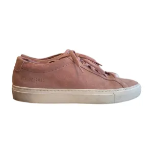COMMON PROJECTS | Pink Suede Low-Top Sneakers in Size EU 37
