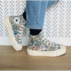 ⭐Converse 6 Women's Sneakers Chuck Taylor Lift Platform Floral Tapestry A11992C