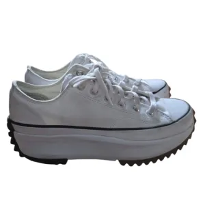 Converse Black and White Platform Sneakers with Chunky Sole