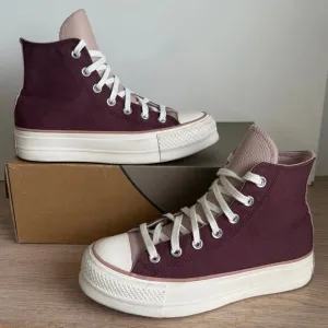 Converse Chuck Star Platform ‘ Wine Mauve Egret’ Women Sneakers - SZ 7
