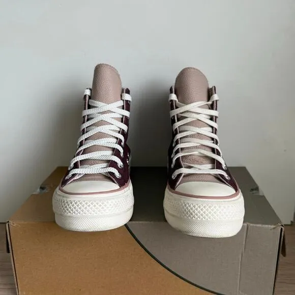Converse Chuck Star Platform ‘ Wine Mauve Egret’ Women Sneakers - SZ 7