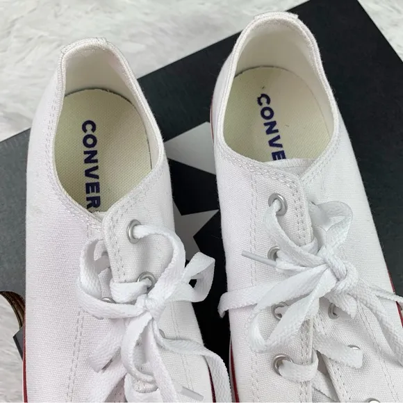 Converse Chuck Taylor All Star Eva Lift Platform canvas sneakers White girl