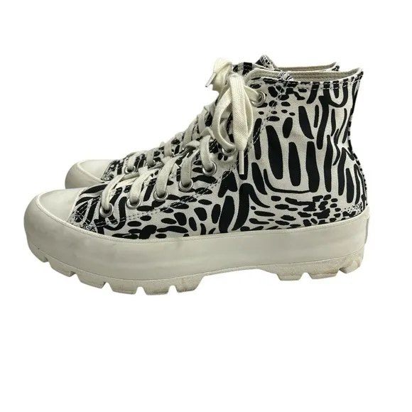 Converse Chuck Taylor All Star Lugged High Jungle Art High Top Sneakers - 9