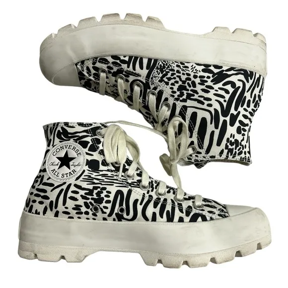 Converse Chuck Taylor All Star Lugged High Jungle Art High Top Sneakers - 9