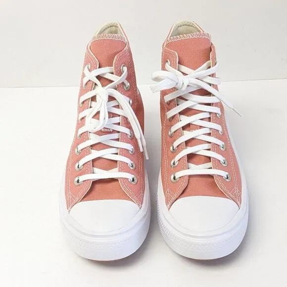 Converse Chuck Taylor All Star Move Hi Sneakers, Rose, Women's 6