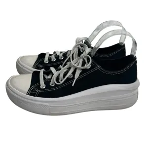 CONVERSE Chuck Taylor All Star Move Platform Black White Women's Sneakers 9.5