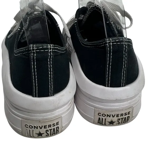 CONVERSE Chuck Taylor All Star Move Platform Black White Women's Sneakers 9.5
