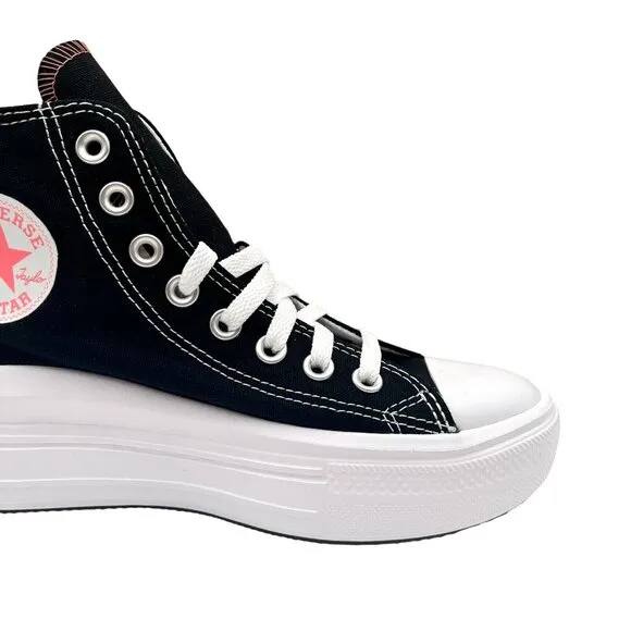 Converse Chuck Taylor All Star Move Youth Girls Platform Sneakers Size 6 Black