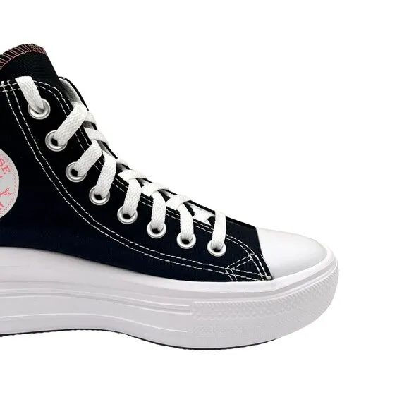 Converse Chuck Taylor All Star Move Youth Girls Platform Sneakers Size 6 Black