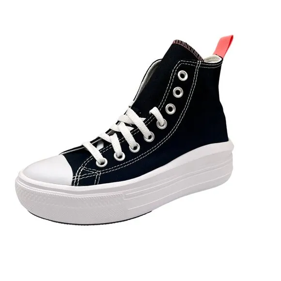 Converse Chuck Taylor All Star Move Youth Girls Platform Sneakers Size 6 Black