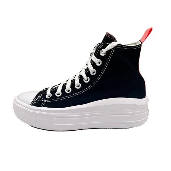 Converse Chuck Taylor All Star Move Youth Girls Platform Sneakers Size 6 Black