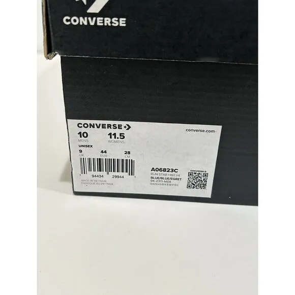Converse Chuck Taylor All Star Size 11.5 Run Star Hike High Top Platform Sneaker