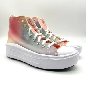 Converse Chuck Taylor All StarMove Platform Rainbow Ombre Mermaid Sneakers