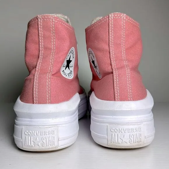 Converse Chuck Taylor All Star Move Hi Platform Pink Sneakers