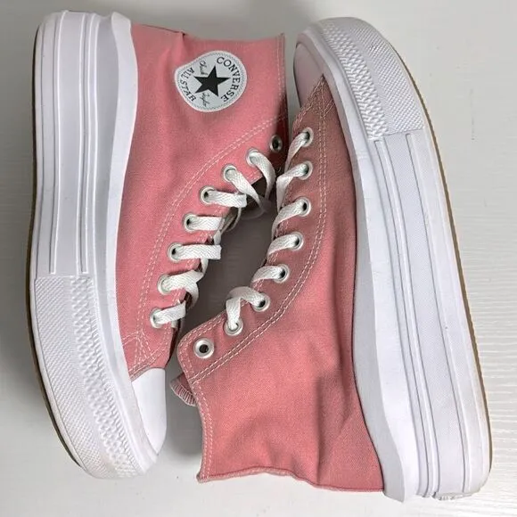 Converse Chuck Taylor All Star Move Hi Platform Pink Sneakers