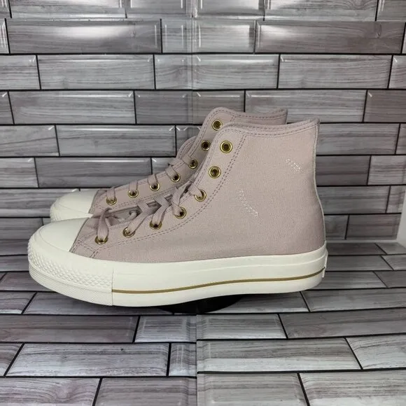 Converse Chuck Taylor Flush Tone Lift Hi Sustainable Platform Sneakers Size 10