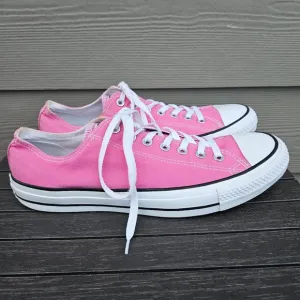 Converse Chuck Taylor Low Top Sneakers Bubblegum Pink Shoes Mens 11.5 Women 13.5