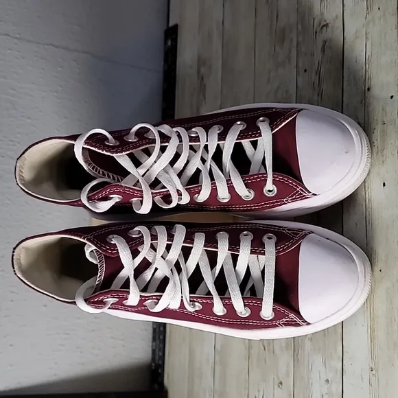 Converse Chuck Taylor Move Platform High Top Red Women's Canvas Sneakers A02430C