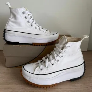 Converse Chuck Taylor Run Hike Platform White Sneakers- Men  5.5 - Women 7