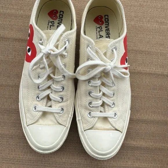 CONVERSE COMME DES GARCON PLAY LOW TOP SNEAKERS UNISEX