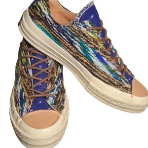 Converse CT 70 Multi Woven Brown Laces Low Top Sneakers Size Mens 5