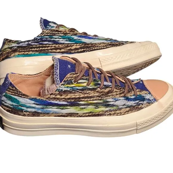Converse CT 70 Multi Woven Brown Laces Low Top Sneakers Size Mens 5