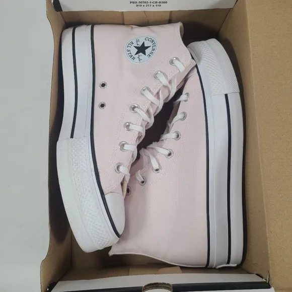 Converse CTAS Lift Hi Platform Sneakers Decade Pink Women's Size 9.5