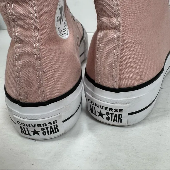 Converse CTAS Lift Platform Sneakers Pink White Women Size 8