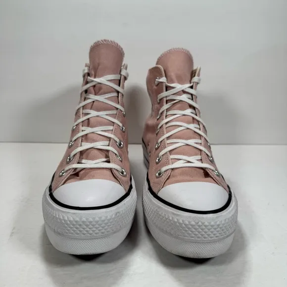 Converse CTAS Lift Platform Sneakers Pink White Women Size 8