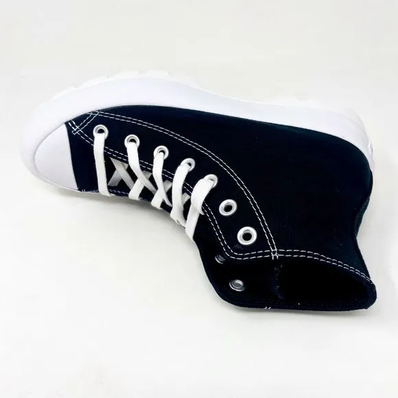 Converse CTAS Lugged High Top Black White Platform Womens Sneakers 565901C