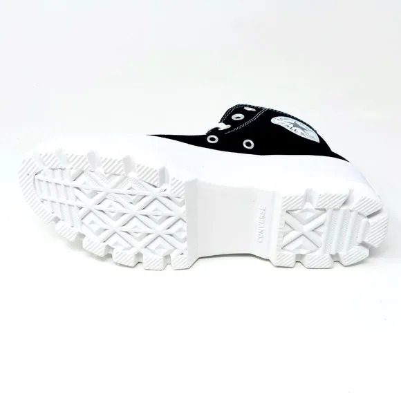 Converse CTAS Lugged High Top Black White Platform Womens Sneakers 565901C