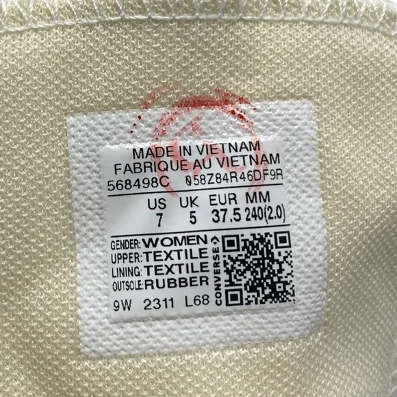 Converse Ctas Move For Women Platform White Canvas Sneakers Casual 568498C-WWWB